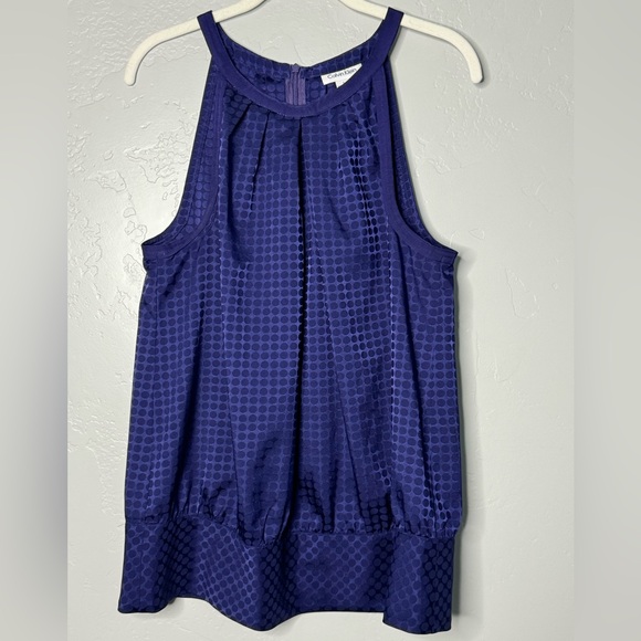 Calvin Klein Sleeveless Blouson Tank Top - Size L NEW - Picture 2 of 10